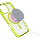 Cellularline Iconic Mag - iPhone 16 Pro Max Custodia trasparente con bordi colorati compatibile con ecosistema Magsafe 3