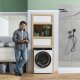 Candy BWS 4128B8-S lavasciuga Libera installazione Caricamento frontale Bianco D 32