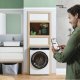 Candy BWS 4128B8-S lavasciuga Libera installazione Caricamento frontale Bianco D 34