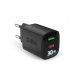SBS TETRGANLCD1USB1C30K Caricabatterie per dispositivi mobili Universale Nero AC Ricarica rapida Interno 2