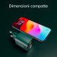 SBS TETRGANLCD1USB1C30G Caricabatterie per dispositivi mobili Universale Verde AC Ricarica rapida Interno 6