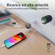 SBS TETRGANLCD1USB1C30G Caricabatterie per dispositivi mobili Universale Verde AC Ricarica rapida Interno 7