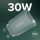 SBS TETRGANLCD1USB1C30A Caricabatterie per dispositivi mobili Universale Azzurro AC Ricarica rapida Interno 11