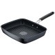 Lagostina Tempra® Grill 23x27cm, rivestimento antiaderente Titanium, adatta all'induzione, manici rivettati, nero 2