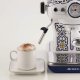 Ariete 1389 Macchina da caffè Capri, 850W, Capacità serbatoio 0,9L, Filtro ½ tazze, Vassoio raccogli goccia, Cappuccinatore 3