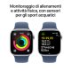 Apple Watch Series 10 Serie 10 GPS + Cellular 42mm Cassa in Alluminio Color Argento con Denim Sport Band - S/M 5
