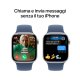 Apple Watch Series 10 Serie 10 GPS + Cellular 42mm Cassa in Alluminio Color Argento con Denim Sport Band - S/M 8