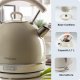 Ariete 2877 Bollitore elettrico 1,7 Litri di Design - Infusi, tè e tisane - Autospegnimento - 2000 Watt - Acciaio Inox - Linea Vintage - Beige 4