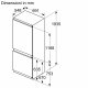 Bosch Serie 2 KBN965SE0 Frigorifero Combinato da incasso 193,5 x 69,1 cm Classe E 9