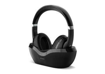 Meliconi 497338 cuffia e auricolare Con cavo e senza cavo A Padiglione TV Bluetooth Base di ricarica Nero