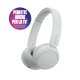 Sony Cuffie Bluetooth wireless WH-CH520 - Durata della batteria fino a 50 ore con ricarica rapida, stile on-ear - Bianco 3