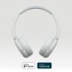 Sony Cuffie Bluetooth wireless WH-CH520 - Durata della batteria fino a 50 ore con ricarica rapida, stile on-ear - Bianco 4