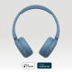 Sony Cuffie Bluetooth wireless WH-CH520 - Durata della batteria fino a 50 ore con ricarica rapida, stile on-ear - Blu 3