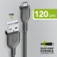 Cellularline Power Cable 120cm - MICRO USB Cavo MICRO USB per ricarica e trasferimento dati 2