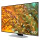 Samsung Q80D TV QLED 4K 50” QE50Q80DATXZT Smart TV Wi-Fi Eclipse Silver 2024, Processore NQ4 AI GEN2, 4K AI Upscaling, Simple Chamfer Design, Dolby Atmos 4
