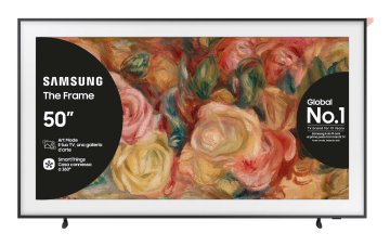 Samsung TV QLED 4K 50” QE50LS03DAUXZT Smart TV Wi-Fi Nero 2024, Matte Display, Processore Quantum 4K, Modern Frame Design, OTS Lite