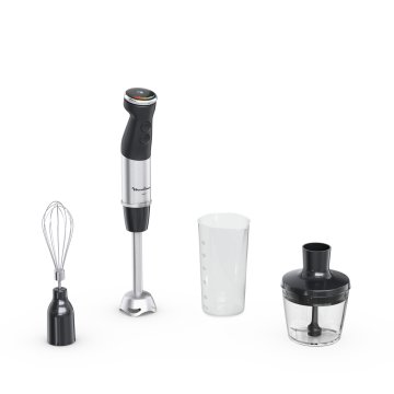 Moulinex DD6738 Quickchef+, Frullatore a immersione, Tecnologia con lame Powelix per una miscelazione rapida