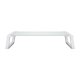 Trust 25351 Supporti a parete per TV Scrivania Trasparente, Bianco 3