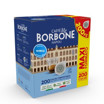 Caffè Borbone 44BBLUNOBILE200PZ Cialde caffè