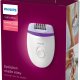 Philips Satinelle Essential Epilatore compatto con cavo bianco e lilla BRE225/00 5