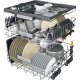 Whirlpool MaxiSpace Lavastoviglie W7I HF60 TU da incasso: 60 cm, nero - Maxi Space 10