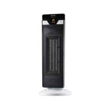 Imetec Eco Ceramic, Termoventilatore, Stufetta elettrica, Tecnologia ceramica, Basso consumo energetico, Silenzioso, 3 livelli di temperatura, Termostato ambiente