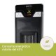 Imetec Eco Ceramic, Termoventilatore, Stufetta elettrica, Tecnologia ceramica, Basso consumo energetico, Silenzioso, 3 livelli di temperatura, Termostato ambiente 4