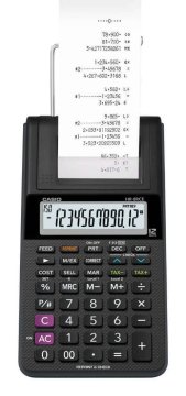 Casio HR-8RCE-BK calcolatrice Desktop Calcolatrice con stampa Nero