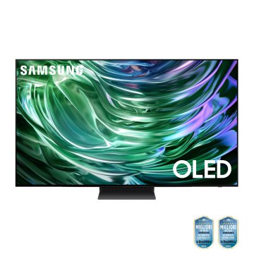 Samsung TV OLED 4K 77” QE77S90DAEXZT Smart TV Wi-Fi Graphite Nero 2024, Processore NQ4 AI GEN2, Self-illuminating pixels, Laser Slim Design, Dolby Atmos