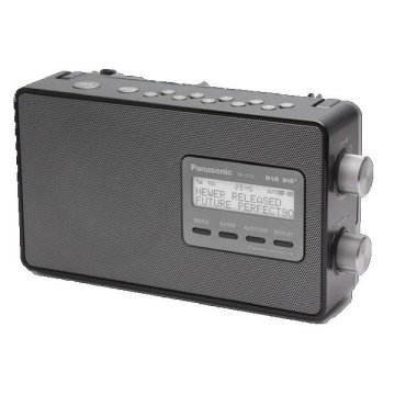 Panasonic RF-D10EG-K - Radio digitale, nero, DAB+/FM, alimentazione a batteria