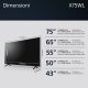 Sony BRAVIA | KD-65X75WL | LED | 4K HDR | Google TV | ECO PACK | BRAVIA CORE | Narrow Bezel Design 13