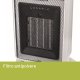 Imetec Ceramic Compact – Termoventilatore ceramico Tecnologia ceramica | Stufetta silenziosa | 3 livelli di temperatura | Termostato ambiente 7
