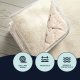 Imetec Scaldasonno Adapto singolo 150 x 80 cm, basso consumo, riscaldamento rapido, temperatura personalizzata, 100% lana e merino, made in italy, tessuto antiscivolo, comando con 6 temperature 5