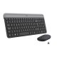 Logitech MK470 Kit Mouse e Tastiera Wireless per Windows, Ricevitore USB 2.4 GHz, ‎Sottile, Compatto, Silenzioso, Batteria Lunga Durata, PC/Laptop, Layout Italiano QWERTY, ‎Grigio 2