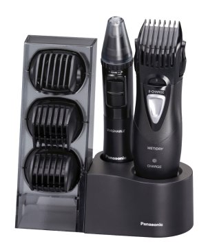 Panasonic Kit multigrooming per barba, capelli e corpo, 4 pettini accessori, Wet&Dry