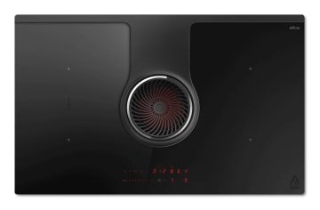 Elica NikolaTesla One EVO BL/A/83 Nero Da incasso 83 cm Piano cottura a induzione 4 Fornello(i) Cappa da incasso