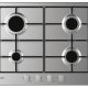 Candy Timeless CEL6PBRX Acciaio inox Da incasso 59 cm Gas 4 Fornello(i) 2