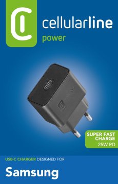 Cellularline Super Fast Charger 25W - Samsung