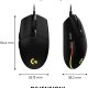 Logitech G 910-005796 mouse Gaming USB tipo A 8000 DPI 9