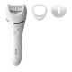 Philips Serie 8000 Epilatore Wet & Dry bianco con 3 accessori BRE700/00 9
