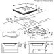 AEG IKS64453IB Nero Da incasso 58 cm Piano cottura a induzione 4 Fornello(i) 9