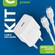 Cellularline Super Fast Charger Kit 25W - USB-C to USB-C - Samsung Caricabatterie da rete Super Fast Charge PD 25W con cavo USB-C to USB-C 3