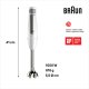 Braun MultiQuick 7 MQ7035I Minipimer Frullatore ad immersione Silver 4