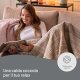 Imetec CaldoPlaid Elegance, Plaid Riscaldabile, Morbida Coperta Elettrica, 180x140 cm, Tessuto Double Face, Risparmio Energetico, Tecnologia Adapto, Rapido Riscaldamento, 6 Temperature, Lavabile 3