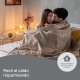Imetec CaldoPlaid Elegance, Plaid Riscaldabile, Morbida Coperta Elettrica, 180x140 cm, Tessuto Double Face, Risparmio Energetico, Tecnologia Adapto, Rapido Riscaldamento, 6 Temperature, Lavabile 7