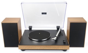 New Majestic TT 54 Giradischi con trasmissione a cinghia Nero, Legno