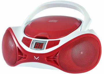 New Majestic 111262 RD impianto stereo portatile Digitale Rosso, Bianco