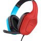 Trust GXT 416S Zirox Auricolare Cablato A Padiglione Gaming Nero, Ciano, Rosso 2