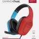Trust GXT 416S Zirox Auricolare Cablato A Padiglione Gaming Nero, Ciano, Rosso 10