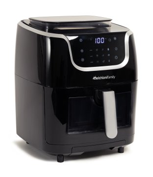 Melchioni GIOIA Singolo 6,5 L Indipendente 1700 W Friggitrice ad aria calda Nero